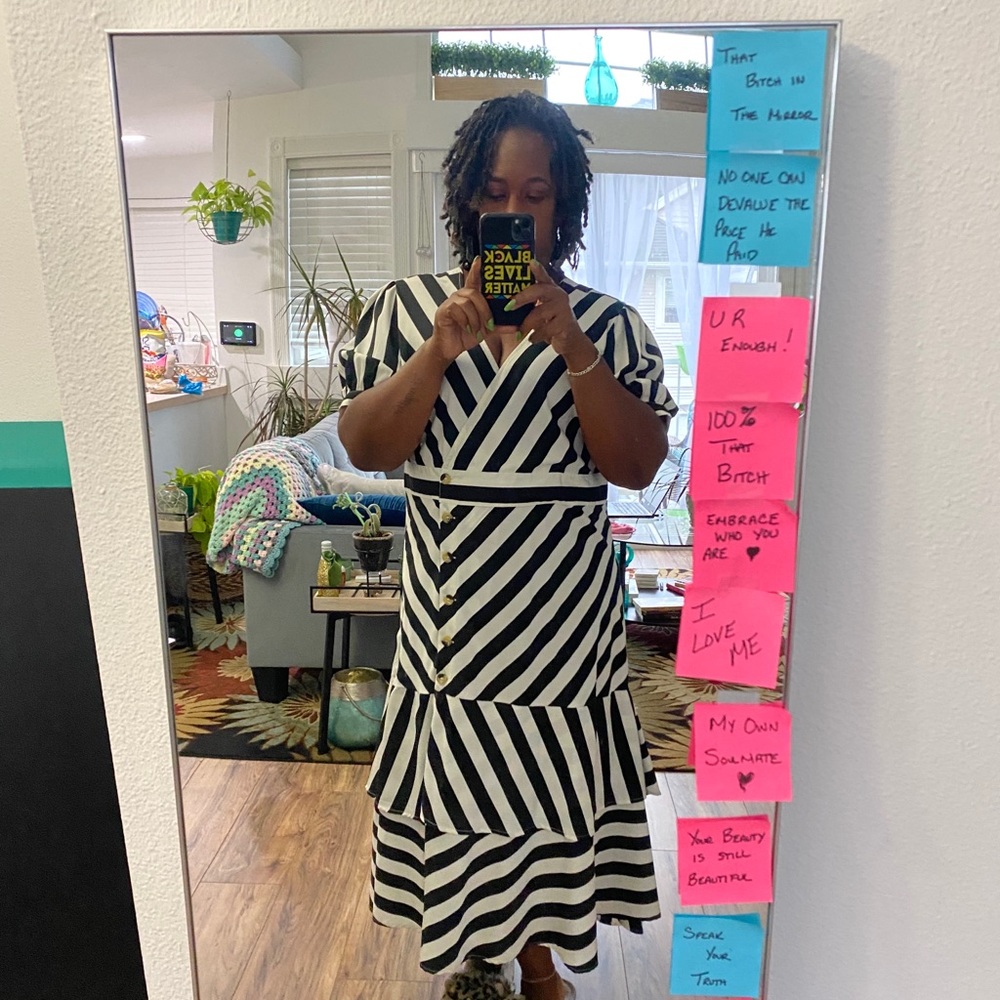 Brand new tea length dress